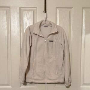 Columbia Off-White Fleece Jacket
